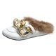 thumbnail image 2 of Retro mujer Vintage Casual gran gancho de bloqueo de Metal y bucle Enviros polar tacones bajos Slingback Otoño Invierno zapatos de punta redonda Wmkox8yii  shkj400, 2 of 6