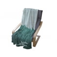 thumbnail image 4 of Ostrich Soft Flannel Fleece Throw Blanket, Silhouette of Animal Swimming in the Lake Under Sunny Sky Tropical, Cozy Plush for Indoor and Outdoor Use, 50" x 70", Baby Blue Dark Teal, by Ambesonne, 4 of 6