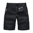 thumbnail image 2 of NinXxx Men's Fashion Casual Solid Multi Pocket Zipper Buckle Outdoor Shorts Black M, 2 of 4