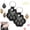 Black*2PCS, variant on Dog Fur Storage Keychain, Cute Leather Paw Keychain Pet Hair Keepsake Keyring, Cat Paw Shaped Keychain, Pet Memorial Gifts for Bag Purse Paw Charm Key Holder