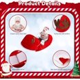 thumbnail image 3 of Sweater Santa Claus Dog Costume, Cozy Dog Christmas Outfit, Santa Rider Pet Christmas Costume, Birthday Christmas Gift for Dog Lover Christmas Party, M, 3 of 6