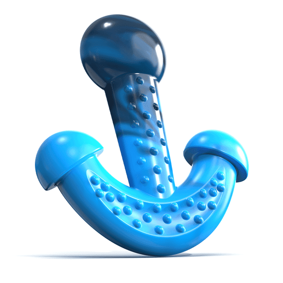 Dog Toys for Aggressive Chewers - Tough Dog Toy, Indestructible Dog Toy, Durable Tough Teething Toy for Puppies, Best Dog Boredom Toys, Interactive Toy for Cleaning Teeth and Massaging Gums, Bacon