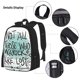 thumbnail image 3 of Balery Not All Who Wander Are Lost1 Mochila escolar 3 en 1 para niños: mochila resistente con lonchera térmica y estuche para lápices. Mochila escolar para niños y niñas., 3 of 7