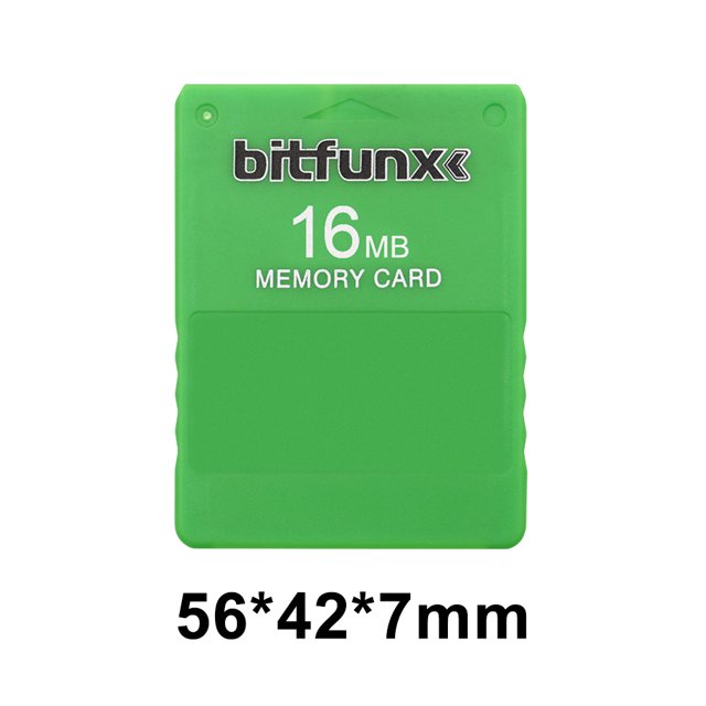 V1.966 Tarjeta de memoria gratuita McBoot de 16 MB para tarjeta de consola de juegos Sony PS2 (verde) Likrtyny Para estrenar