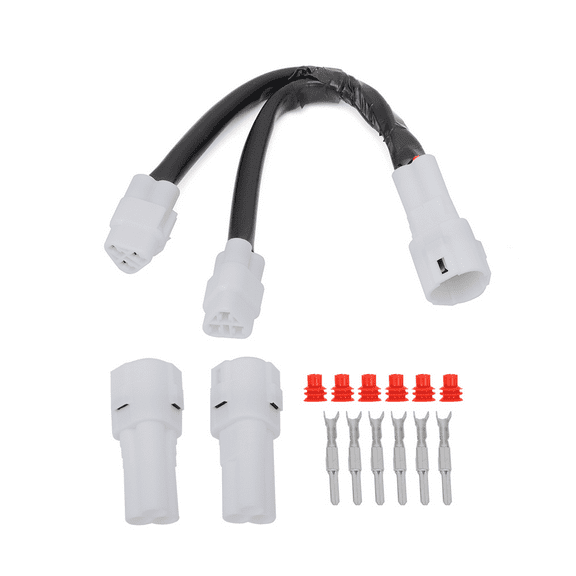 For Yamaha Tenere 700 Power Splitter USB Charger Auxiliary Light Connector Set