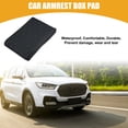 thumbnail image 2 of Unique Bargains 31x21x5cm 12.20"x8.27"x1.97" Car Armrest Box Pad Car Armrest Booster Pads Black Wavy Pattern, 2 of 6
