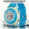 thumbnail image 3 of Chargeworx Kids Digital Watch with Apple Find My Tracker | Smart Watch Alternative for Boys & Girls, Water-Resistant Sports Watch with Alarm, Stopwatch & Soft Silicone Band | great Gift for Kids & To, 3 of 7