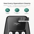 thumbnail image 4 of DESLOC C100-W Smart Door Lock with Display,Keyless Entry Door Lock,Keypad Deadbolt for Front Door,Electronic Smart Lock,1-Year Battery Life,Auto Lock,100 User Codes,Easy Installation–Black, 4 of 12