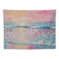 thumbnail image 5 of BCIIG Beach Sunset Tapestry Wall Hanging Unique Style Graphic Tapestries Home Wall Decor Art for Living Room Bedroom Apartment Farmhouse Dorm 50x40inch, 5 of 6