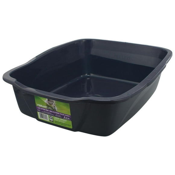 Bac à litière pour chats Vibrant Life 18,375 po x 15 po x 5,125 po