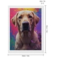 thumbnail image 2 of Diamond Art Kits for Adults, Golden Retriever Colorful Background 5D Diamond Painting Kits for Adults Beginners, DIY Full Drill Diamond Painting, Gem Art and Crafts 12x16, 2 of 7