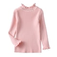 thumbnail image 2 of Baby Girls High-neck Long Sleeve Sweater Knit Warm Pullover, 2 of 8