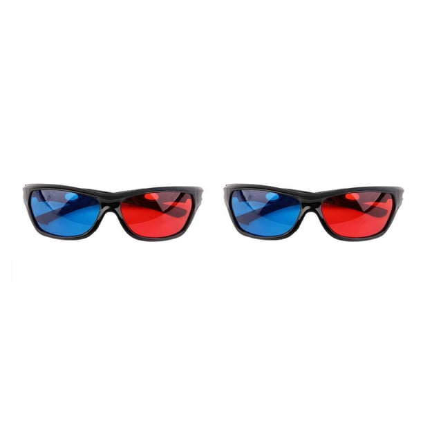 Moyic 3D Glasses Children Adults Television Eyeglass Definition Accessory Anaglyph Eyeglasses Accessories Eyewear High Universal PC 1 2Conjunto