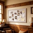thumbnail image 3 of EGNMCR Home Decor, Room Decor, Wall Decor Rectangular Fabric Photo Board Polyester Fiber Note Board With Border For Wall Decor Photo Display Organizer For Office Home Polyester fiber photo board, 3 of 5