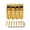 Gold, variant on Riousery 4pcs Electric Bass Guitar Bridge Individual Tailpiece Saddles Replacement Parts with Screws and Hex Key for 4 String Bass, Gold, 2.36 inches / 60 mm