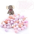 thumbnail image 2 of Baby Silicone Beads for 100pcs Loose Bead for Pink Series Nursing Necklaces Bracelets Fashionable Jewelry, 2 of 5