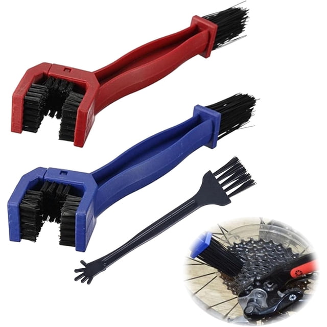 Motorcycle Chain Cleaner 3PCS Bicycle Bike Chain Cleaning Brushes Bike Cleaning Kit MotorcycleChain Cleaner Tool