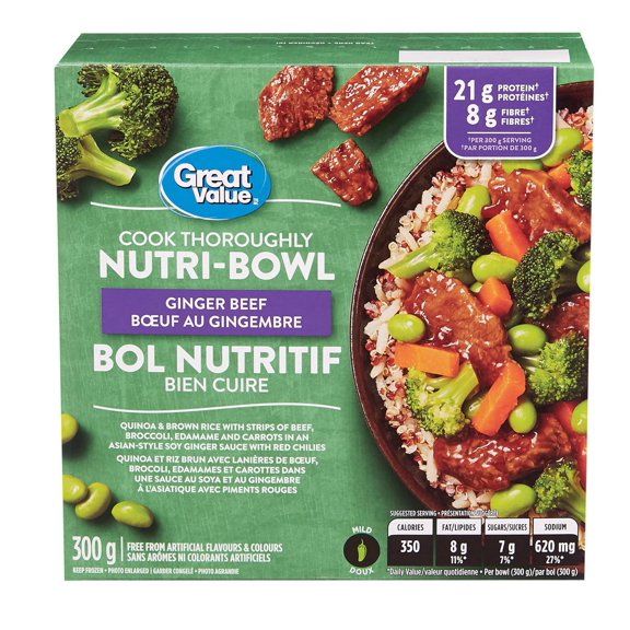 Great Value Ginger Beef Nutri-Bowl, 300 g