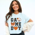 thumbnail image 2 of Basketball Game Day Coquette - Women's Garment Dyed Graphic T-Shirt, 2 of 11