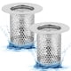 thumbnail image 1 of Advancent Malla de filtro de drenaje antideslizante para baño, filtro de fregadero de cocina a prueba de arañazos, fácil de limpiar, 2 piezas Accesorios de baño, 1 of 6
