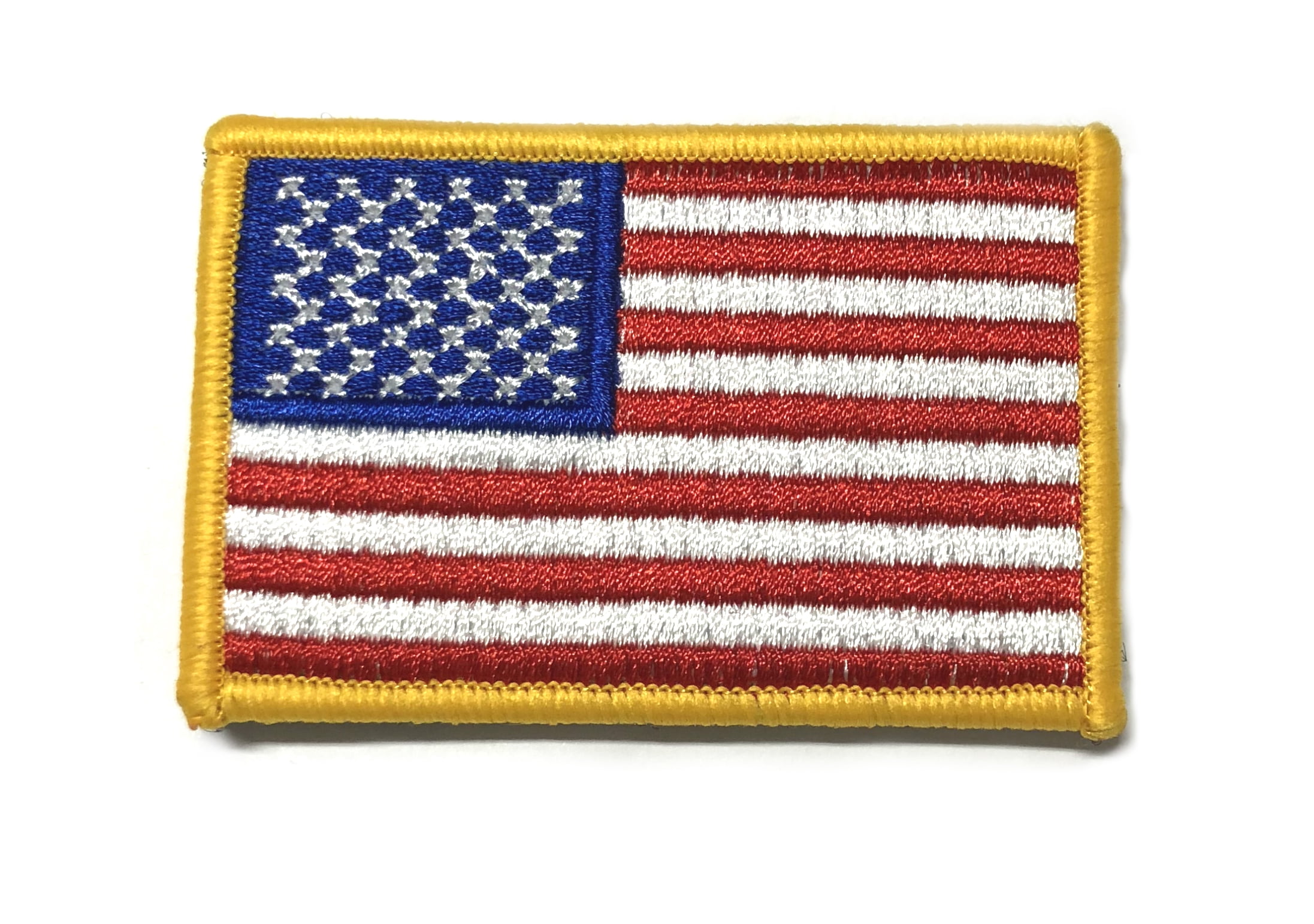 Washington State Flag Patch - Embroidered, Hook & Loop (Velcro® Back), New