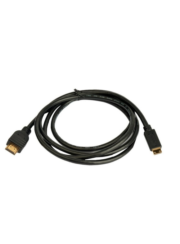 Inland Mini-HDMI Male to HDMI Male to Cable w/ Ethernet 6 ft.