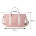 thumbnail image 2 of Bolso de hombro de lona para momia, simple, de gran capacidad, para mujer, suave para el trabajo rosa Sywqhk Para Estrenar, 2 of 2