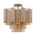 thumbnail image 6 of Crystorama Lighting - Addis - 4 Light Flush Mount In Geometric Style-13.75, 6 of 11