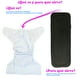 thumbnail image 5 of Pañal de tela ecológico para bebés con wetbag ecobaby original ecobaby original estampado, 5 of 7