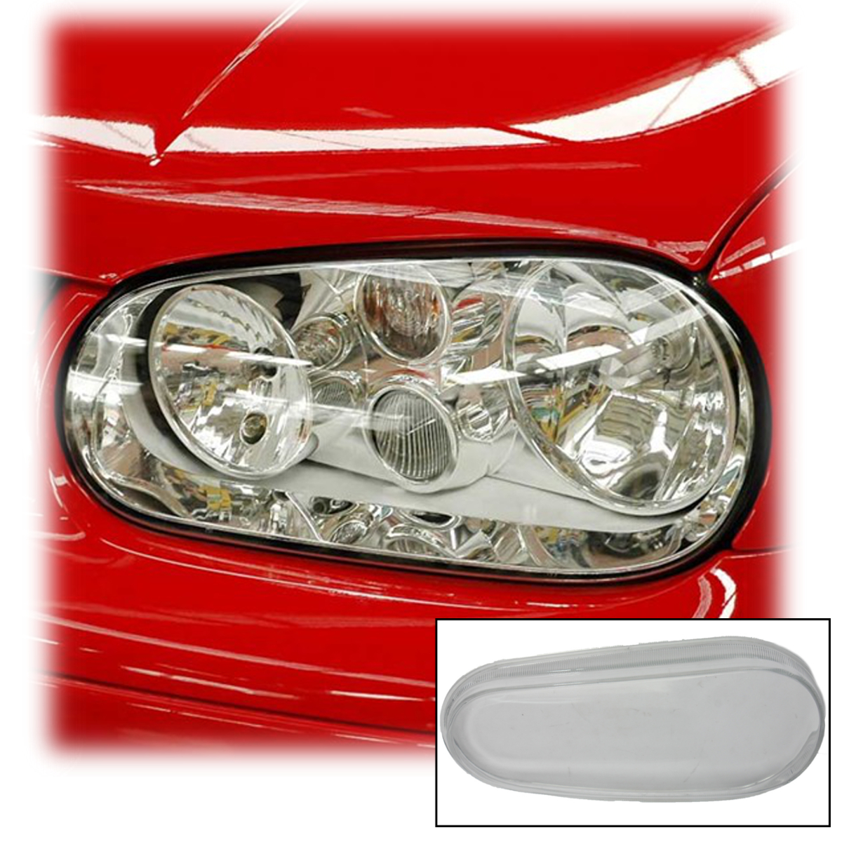 For VW Golf MK4 GTI R32 19992005 Front Left Side Clear Glass Headlight