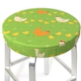thumbnail image 3 of Bingfone Funny Chicken Padded Round Bar Stool Cover Cushion with Elastic Fabric Round Chair Seat - Funny Chicken, 3 of 7