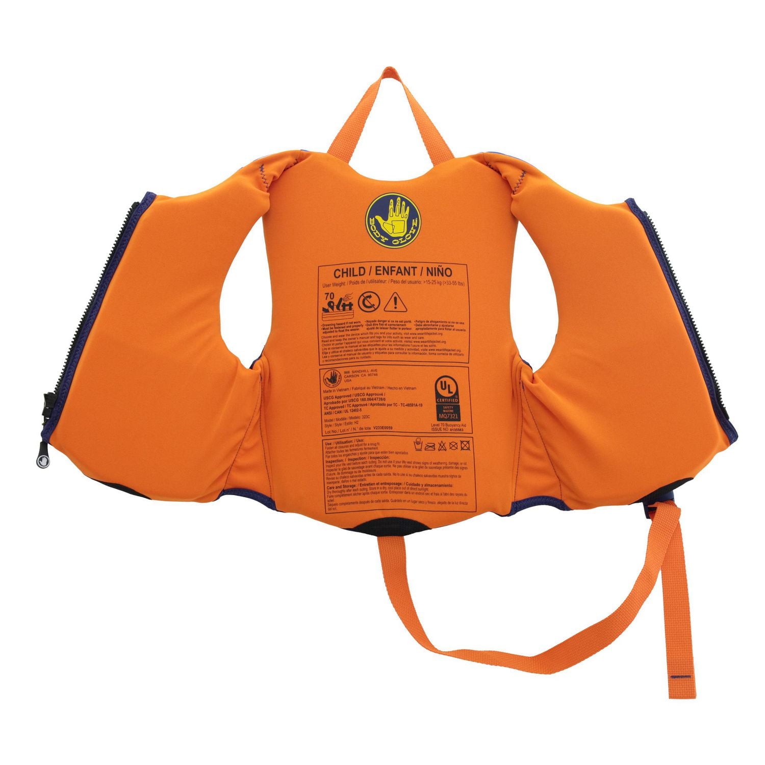 BODY GLOVE GILET EN EVOGRÈNE (VFI) ENFANT