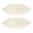 thumbnail image 1 of Pelar y Pegar Piso Pared Azulejos Pegatina, 10uds 12x12 Impermeable Autoadhesivo Liso Mármol Estampado Pared Pegatinas Bricolaje para Cocina Dormitorios, Claro Amarillo, 1 of 7