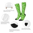 thumbnail image 3 of KLL Green Cucumber Print Cool Socks Men's Women's Crew Socks Funny Crazy Novelty Stockings, 3 of 6