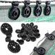 thumbnail image 1 of 100 Pack Shade Cloth Heavy Duty Lock Grip, New Shade Cloth Fix Plastic Clamp, Premium Tarp Clips Fence Fabric Clips For Greenhouse Outdoor Garden Nett, 1 of 4