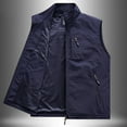 thumbnail image 4 of Bcfgryg Mens Lightweight Softshell Vest Outdoor Utility Travel Vest Outerwear Sleeveless Jacket For Hiking Runing Men's Sleeveless Jacket Vest, 4 of 5