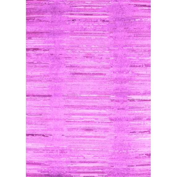 Ahgly Company Indoor Rectangle Abstract Pink Contemporary Area Rugs, 2' x 5'