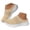 Beige, variant on Womens Mesh Walking Shoes Breathable Lightweight Slip on Walking Slippers Memory Foam Slide Sneaker for Outdoor White Size 8.5