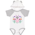 thumbnail image 3 of Inktastic Easter Scandinavian Bunny with Flowers Boys or Girls Baby Bodysuit, 3 of 5
