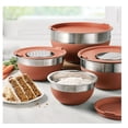 thumbnail image 2 of Tramontina 10-Piece Stainless Steel Mixing Bowls, Persimmon, 2 of 2