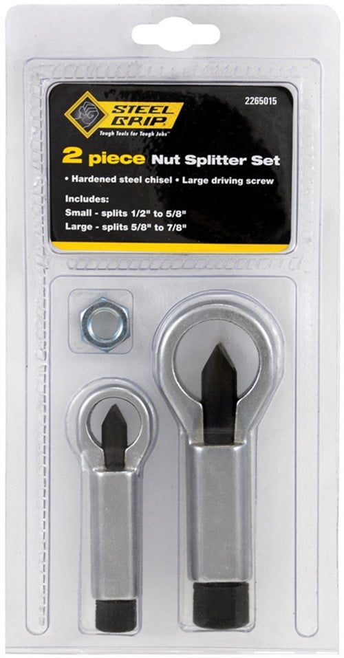 Ace Hardware Steel Grip 1/2 in. Steel Nut Splitter Set 41/2 in. 2 pc