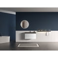 thumbnail image 3 of CITTANEO 36 inch Floating Bathroom Vanity with Black Sink, Modern Bathroom Cabinet in White, 3 of 7