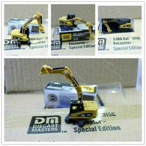 1:160 N Scale Miniature Excavator Engineering Vehicle Diecast Mini Truck Model Cat 315D L Hydraulic Excavator 85556 Collectiable