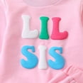 thumbnail image 7 of NIEWTR Baby and Toddler Matching Pajamas Girls Toddler Kids Long Sleeve Crewneck Top with Elastic Waistband Sweatpants Fall Winter Daily Loungewear Soft for 2T 3T(A-Red,12-18 Months), 7 of 7