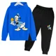 thumbnail image 4 of Nueva sudadera con capucha y pantalones con estampado de Mickey Mouse de Disney para niños de primavera, conjunto de ropa de alta calidad para niñas pequeñas, 4 of 5