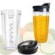 thumbnail image 4 of Vasos de Repuesto Yashi 24 oz Compatibles con Ninja BN401 BN701 BN800 Negro Transparente, 4 of 5