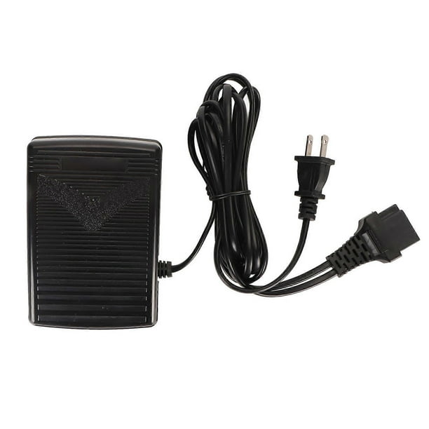 Foot Control Pedal Anti Slip 5.2in Long 3.6in Wide Stable Plastic Foot Speed Control Pedal for Sewing US Plug 110V