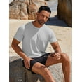 thumbnail image 5 of COOFANDY Beach Shirts for Men Short Sleeve UPF 50+ Sun Protection Shirt Quick Dry Uv Rash Guard Shirts, 5 of 9
