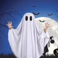 thumbnail image 4 of Disfraz de fantasma de capa blanca para niños de Halloween | Cómodo y agradable para la piel | Guantes transpirables | disfraz de fiesta, 4 of 5