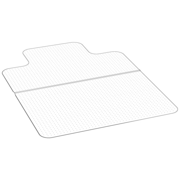 36 x 48 Inch Office Chair Mat for Low Pile Carpet with Lip Studded Non Slip Plastic Floor Protector Rug Smooth Glide Easy to Clean for Home Office